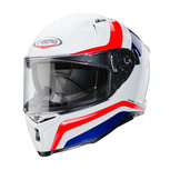 Caberg Avalon Helmet Blast Gloss White Blue Red Caberg Avalon Helmet Blast Gloss White Blue Red