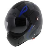 ROOF Helmet New Boxxer Viper Matt Black Blue ROOF Helmet New Boxxer Viper Matt Black Blue