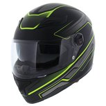 Vito Full Face helmet Falcone sun visor matt black yellow Vito Full Face helmet Falcone sun visor matt black yellow