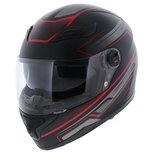 Vito Full Face helmet Falcone sun visor matt black red Vito Full Face helmet Falcone sun visor matt black red