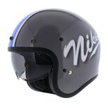 Nikko N500 Jet helmet Classic grey blue Nikko N500 Jet helmet Classic grey blue