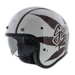 Nikko N500 Jet Helmet Weed Dutch Haze - Grey / Brown Nikko N500 Jet Helmet Weed Dutch Haze - Grey / Brown