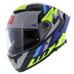 MT Thunder 4 SV full face helmet Ergo B17 gloss blue yellow MT Thunder 4 SV full face helmet Ergo B17 gloss blue yellow