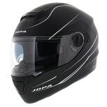 Jopa Drifter Full Face helmet Matt Black Silver Jopa Drifter Full Face helmet Matt Black Silver