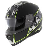 Jopa Sonic fullface helmet Camo matt black yellow with sunvisor Jopa Sonic fullface helmet Camo matt black yellow with sunvisor