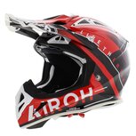 Airoh Aviator Ace Helmet Amaze gloss black red white Airoh Aviator Ace Helmet Amaze gloss black red white
