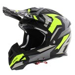 Airoh Aviator Ace Helmet Swoop matt black silver yellow Airoh Aviator Ace Helmet Swoop matt black silver yellow