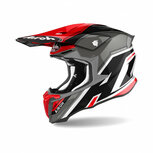 Airoh Motocross Helmet Twist 2.0 Shaken Gloss Red Grey Black Airoh Motocross Helmet Twist 2.0 Shaken Gloss Red Grey Black