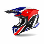 Airoh Twist 2.0 Motocross helmet Shaken Gloss Blue White Red Airoh Twist 2.0 Motocross helmet Shaken Gloss Blue White Red