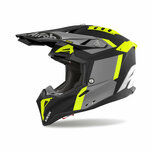 Airoh Helmet Aviator 3 AMS² Glory matt black grey fluo yellow Airoh Helmet Aviator 3 AMS² Glory matt black grey fluo yellow