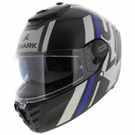 Shark Spartan RS carbon Shawn matt black blue silver Shark Spartan RS carbon Shawn matt black blue silver