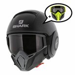 Shark Street Drak matt black anthracite - Special Edition free Neon Yellow Mask Shark Street Drak matt black anthracite - Special Edition free Neon Yellow Mask