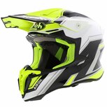 Airoh Twist 2.0 Motocross Helmet Shaken Gloss Yellow White Black Airoh Twist 2.0 Motocross Helmet Shaken Gloss Yellow White Black