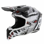 Airoh Helmet Wraap Demon Matt White Black Grey Airoh Helmet Wraap Demon Matt White Black Grey