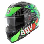 AGV K3 helmet Kameleon black red green AGV K3 helmet Kameleon black red green