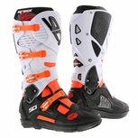 Sidi Crossfire 3 SRS MX Off road Boots Orange Fluor Black White Sidi Crossfire 3 SRS MX Off road Boots Orange Fluor Black White