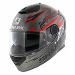Shark Spartan 1.2 Adrian Parassol matt anthracite grey red Shark Spartan 1.2 Adrian Parassol matt anthracite grey red