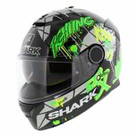 Shark Spartan 1.2 Lorenzo Catalunya GP - Black Fluo Green Shark Spartan 1.2 Lorenzo Catalunya GP - Black Fluo Green