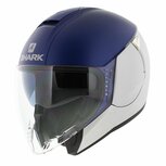 Shark Citycruiser helmet dual silver blue silver blank matt SBS Shark Citycruiser helmet dual silver blue silver blank matt SBS