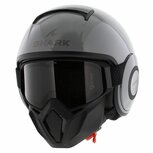 Shark Helmet Street Drak blank gloss gun silver S05 Shark Helmet Street Drak blank gloss gun silver S05