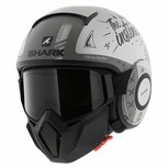 Shark Helmet Street Drak Tribute RM matt silver anthracite SAA Shark Helmet Street Drak Tribute RM matt silver anthracite SAA