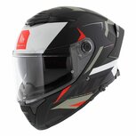 MT Thunder 4 SV full face helmet Exeo Matt black red MT Thunder 4 SV full face helmet Exeo Matt black red