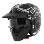 Shark X-Drak Helmet Freestyle Cup matt black white KWW Shark X-Drak Helmet Freestyle Cup matt black white KWW