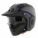 Shark X-Drak Trial Helmet Hister matt anthracite black blue AKB Shark X-Drak Trial Helmet Hister matt anthracite black blue AKB