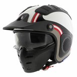 Shark X-Drak Trial Helmet Hister gloss white black red WKR Shark X-Drak Trial Helmet Hister gloss white black red WKR