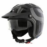 Shark X-Drak 2 Trial Helmet Thrust-R gloss anthracite black grey AKA Shark X-Drak 2 Trial Helmet Thrust-R gloss anthracite black grey AKA
