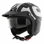 Shark X-Drak 2 Trial Helmet Thrust-R matt black white anthracite Shark X-Drak 2 Trial Helmet Thrust-R matt black white anthracite