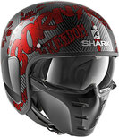Shark S-Drak Carbon Helmet Freestyle Cup gloss carbon black red DRR Shark S-Drak Carbon Helmet Freestyle Cup gloss carbon black red DRR