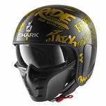 Shark S-Drak Carbon Helmet Freestyle Cup gloss carbon black gold DQQ Shark S-Drak Carbon Helmet Freestyle Cup gloss carbon black gold DQQ