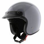 Vito Grande (big size) open face helmet gloss nardo grey / for motorcycle and scooter use Vito Grande (big size) open face helmet gloss nardo grey / for motorcycle and scooter use