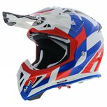Airoh Aviator Ace Trick Gloss Blue White red Airoh Aviator Ace Trick Gloss Blue White red