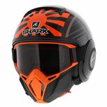 Shark Street Drak helm Zarco Malaysia GP gloss black Orange Shark Street Drak helm Zarco Malaysia GP gloss black Orange
