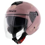 LS2 OF573 Twister Combo gloss pale roze LS2 OF573 Twister Combo gloss pale roze