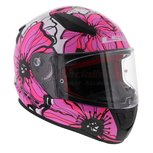 LS2 FF353 Rapid Poppies gloss white pink LS2 FF353 Rapid Poppies gloss white pink
