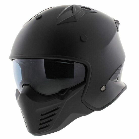 Vito Jet Bruzano helmet matt black