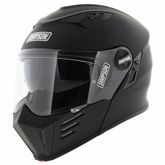 Simpson Darksome Modular Motorcycle Helmet matt black (22.06)